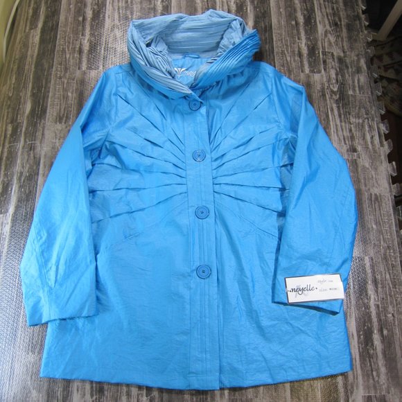 NWT Women's Fashion Hooded Shell Jacket - Picture 1 of 11